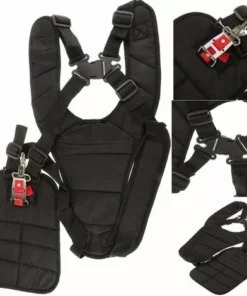 READCLY Ceinture Coupe-Bordures Noire Confort Double Bandoulière En Nylon Réglable Accessoires Pour Débroussailleuses Noir 11 X 4,7 X 3,6 Pouces -Débroussailleuse Soldes Magasin 57554865 4