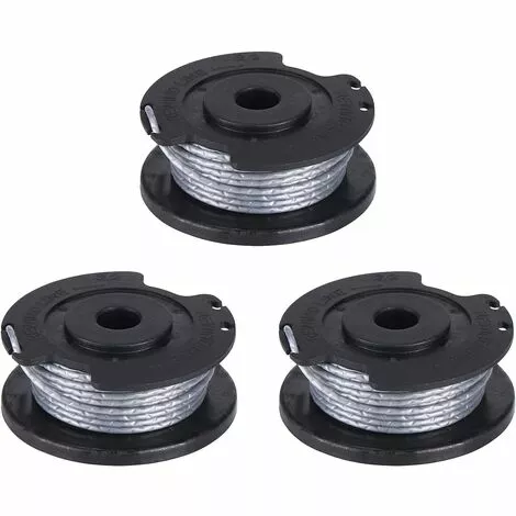 FONTAINEBLEAU Ligne De Bobine D'herbe, Bobine De Remplacement Pour Coupe-Bordure, Ligne De Bobine De Coupe-Bordure, Modèles Compatibles De Remplacement Pour Art 23SL 26SL Fonepro 3Pcs 3 FONTAINEBLEAU Ligne De Bobine D'herbe, Bobine De Remplacement Pour Coupe-Bordure, Ligne De Bobine De Coupe-Bordure, Modèles Compatibles De Remplacement Pour Art 23SL 26SL Fonepro 3Pcs
