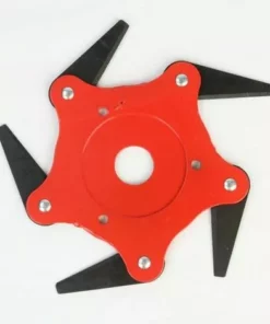 DENUOTOP Tête De Débroussailleuse Tête De Tondeuse Débroussailleuse Tête De Tondeuse à Gazon D'extérieur Tête De Tondeuse à Rasoir En Acier 65Mn, 6 Dents -Débroussailleuse Soldes Magasin 57589212 3