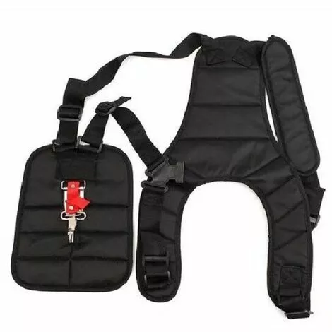 DENUOTOP Tête De Débroussailleuse Harnais à Double Bandoulière Épaule Rembourrée Boutonnage Sécurité Pour Débroussailleuse Tondeuse Sangle De Tondeuse à Chevrons 4 DENUOTOP Tête De Débroussailleuse Harnais à Double Bandoulière Épaule Rembourrée Boutonnage Sécurité Pour Débroussailleuse Tondeuse Sangle De Tondeuse à Chevrons – Image 2