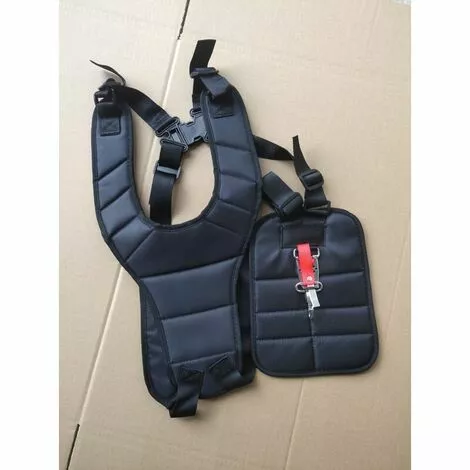 DENUOTOP Tête De Débroussailleuse Harnais à Double Bandoulière Épaule Rembourrée Boutonnage Sécurité Pour Débroussailleuse Tondeuse Sangle De Tondeuse à Chevrons 5 DENUOTOP Tête De Débroussailleuse Harnais à Double Bandoulière Épaule Rembourrée Boutonnage Sécurité Pour Débroussailleuse Tondeuse Sangle De Tondeuse à Chevrons – Image 3