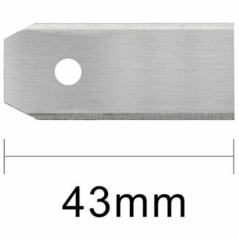 DENUOTOP Tête De Débroussailleuse 45 X Lames De Couteau En Titane Pour Toutes Les Tondeuses Robotiques Husqvarn/Automower/ Yardforce/Gardena (3g-0.75mm) Avec 45 Vis,argenté 4 DENUOTOP Tête De Débroussailleuse 45 X Lames De Couteau En Titane Pour Toutes Les Tondeuses Robotiques Husqvarn/Automower/ Yardforce/Gardena (3g-0.75mm) Avec 45 Vis,argenté – Image 2