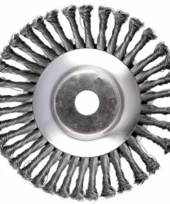 DENUOTOP Tête De Débroussailleuse 1PCS Brosse De Débroussailleuse à Gazon, 150x25.4mm Brosse à Désherber Ronde Pour éliminer Les Mauvaises Herbes, Tête Brosse Rotative Avec Roue En Fil D'acier Massif Pour Jardin Agriculture(6 Pouce) 5 DENUOTOP Tête De Débroussailleuse 1PCS Brosse De Débroussailleuse à Gazon, 150x25.4mm Brosse à Désherber Ronde Pour éliminer Les Mauvaises Herbes, Tête Brosse Rotative Avec Roue En Fil D'acier Massif Pour Jardin Agriculture(6 Pouce) -Débroussailleuse Soldes Magasin 57590215 2