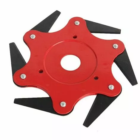 Tête De Tondeuse Débroussailleuse Tête De Tondeuse à Gazon D'extérieur Tête De Tondeuse à Rasoir En Acier 65Mn, 6 Dents Tête De Débroussailleuse LITZEE 4 Tête De Tondeuse Débroussailleuse Tête De Tondeuse à Gazon D'extérieur Tête De Tondeuse à Rasoir En Acier 65Mn, 6 Dents Tête De Débroussailleuse LITZEE – Image 2