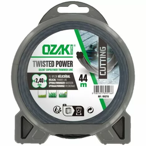 OUTDOOR POWER SPORT FIL NYLON HELICOIDAL 2,4MM 3 OUTDOOR POWER SPORT FIL NYLON HELICOIDAL 2,4MM