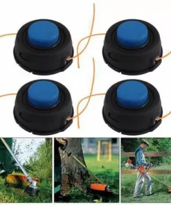 MACARON Tête De Débroussailleuse Pour Husqvarna T35 Auto Feed Tap Tête De Coupe D'herbe T35/ligne De Coupe D'herbe Coupe-herbe Ligne De Coupe Automatique I302272 LO-Ron -Débroussailleuse Soldes Magasin 57915775 5