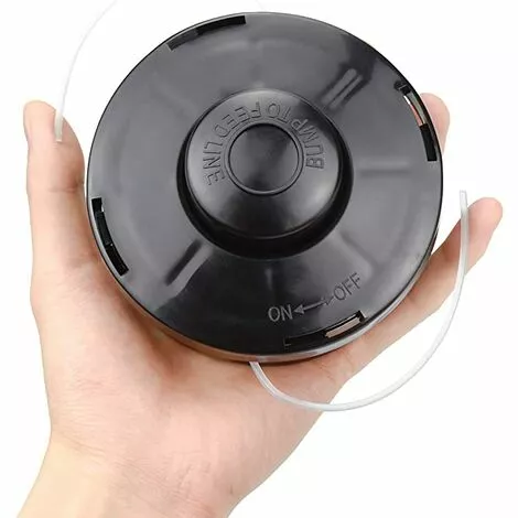 GUAZHUNIFR Lot De 2 Tête De Débroussailleuse Universelle Nylon Bobine De Rechange De Tondeuse Débroussailleuse Tête De Coupe M10 X 1,25 Pour Débroussailleuse Thermique à Essence 6 GUAZHUNIFR Lot De 2 Tête De Débroussailleuse Universelle Nylon Bobine De Rechange De Tondeuse Débroussailleuse Tête De Coupe M10 X 1,25 Pour Débroussailleuse Thermique à Essence â Image 4