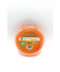 ADAPTABLE Fil Débroussailleuse Hélicoïdal Silencieux Ø: 1.6mm, L: 15m
