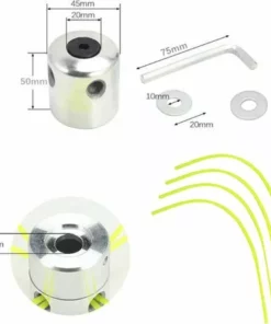 TANABATA Tête De Coupe-herbe En Aluminium Tête De Débroussailleuse Universelle Tête De Coupe Bobine Avec 4 Nylon Ligne Coupe Bordure Tête Double Fil Bobine Pour Débroussailleuse à Gazon Et Brosse Cutter 8 TANABATA Tête De Coupe-herbe En Aluminium Tête De Débroussailleuse Universelle Tête De Coupe Bobine Avec 4 Nylon Ligne Coupe Bordure Tête Double Fil Bobine Pour Débroussailleuse à Gazon Et Brosse Cutter -Débroussailleuse Soldes Magasin 58220624 2