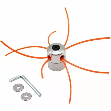 TANABATA Aluminium Fils Tête Coupe-bordure Tête Double Fil Bobine Tête Fil Nylon Pour Débroussailleuse à Essence Tondeuse à Gazon 3 TANABATA Aluminium Fils Tête Coupe-bordure Tête Double Fil Bobine Tête Fil Nylon Pour Débroussailleuse à Essence Tondeuse à Gazon