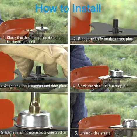 FONTAINEBLEAU Kit De Maintenance D'accessoires Pour Adaptateur Tondeuse à Gazon Pour Stihl Rondelle De Butée, Plaque De Support, écrou De Collier Tournevis De Maintenance Kit Fixation De L'adaptateur De Lame, 4 Pcs, Fonepro 7 FONTAINEBLEAU Kit De Maintenance D'accessoires Pour Adaptateur Tondeuse à Gazon Pour Stihl Rondelle De Butée, Plaque De Support, écrou De Collier Tournevis De Maintenance Kit Fixation De L'adaptateur De Lame, 4 Pcs, Fonepro – Image 5