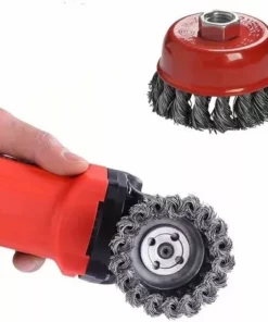 STARLIGHT Tête Brosse Désherbage, SL.GT Pour Débroussailleuse, Plateau Désherbage En Fil D'acier Universel(75MM)