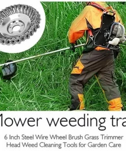 REGALI Tête De Coupe Conique En Fil Métallique Noué Pour Tondeuse à Gazon, Bac De Désherbage Pour Débroussailleuse - 150 Mm -Débroussailleuse Soldes Magasin 58281982 5