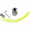GRID COOL Tête De Débroussailleuse Aluminium Fils Tête Coupe-bordure Universelle Avec Tête Fil Nylon Pour Accessoires De Tondeuse à Gazon -Débroussailleuse Soldes Magasin 58349041 1