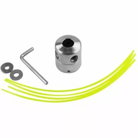 GRID COOL Tête De Débroussailleuse Aluminium Fils Tête Coupe-bordure Universelle Avec Tête Fil Nylon Pour Accessoires De Tondeuse à Gazon 3 GRID COOL Tête De Débroussailleuse Aluminium Fils Tête Coupe-bordure Universelle Avec Tête Fil Nylon Pour Accessoires De Tondeuse à Gazon