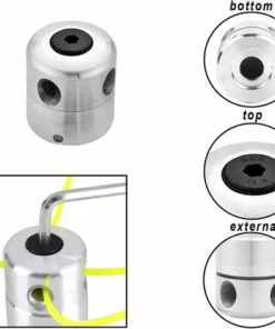 GRID COOL Tête De Débroussailleuse Aluminium Fils Tête Coupe-bordure Universelle Avec Tête Fil Nylon Pour Accessoires De Tondeuse à Gazon 9 GRID COOL Tête De Débroussailleuse Aluminium Fils Tête Coupe-bordure Universelle Avec Tête Fil Nylon Pour Accessoires De Tondeuse à Gazon -Débroussailleuse Soldes Magasin 58349041 3