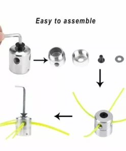 GRID COOL Tête De Débroussailleuse Aluminium Fils Tête Coupe-bordure Universelle Avec Tête Fil Nylon Pour Accessoires De Tondeuse à Gazon 10 GRID COOL Tête De Débroussailleuse Aluminium Fils Tête Coupe-bordure Universelle Avec Tête Fil Nylon Pour Accessoires De Tondeuse à Gazon -Débroussailleuse Soldes Magasin 58349041 4