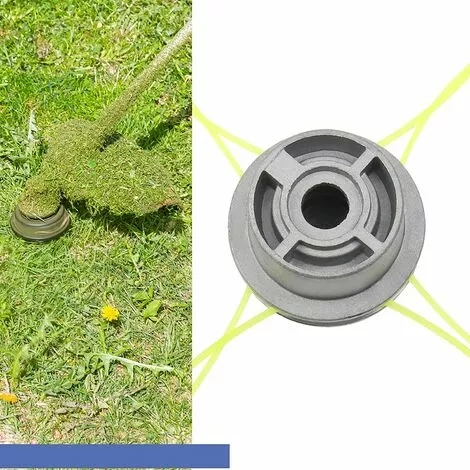 GRID COOL Tête De Coupe Débroussailleuse En Aluminium Pour Tondeuse à Gazon Accessoire De Coupe-Herbe 6 GRID COOL Tête De Coupe Débroussailleuse En Aluminium Pour Tondeuse à Gazon Accessoire De Coupe-Herbe – Image 4