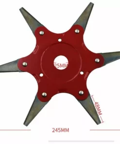 QERSTA 6 Lames Tête De Coupe Gazon Brosse Jardin Outil électrique Accessoires Pour Tondeuse à Gazon -Débroussailleuse Soldes Magasin 58385724 3