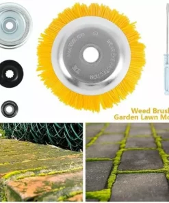 AOUGO Brosse à Mauvaises Herbes En Nylon - Brosse Ronde Universelle Pour Débroussailleuse - Outils De Jardin Durables - 200 Mm X 25,4 Mm 9 AOUGO Brosse à Mauvaises Herbes En Nylon - Brosse Ronde Universelle Pour Débroussailleuse - Outils De Jardin Durables - 200 Mm X 25,4 Mm -DĂ©broussailleuse Soldes Magasin 58574302 3