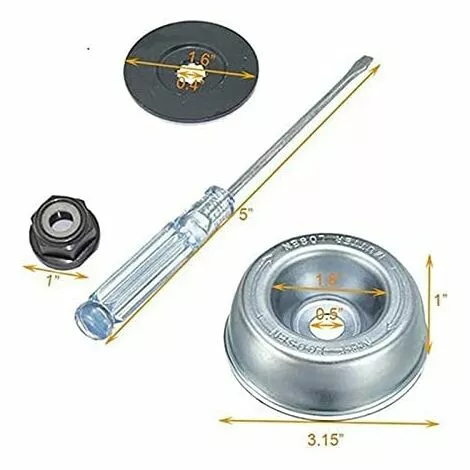 AOUGO Brosse à Mauvaises Herbes En Nylon - Brosse Ronde Universelle Pour Débroussailleuse - Outils De Jardin Durables - 200 Mm X 25,4 Mm 6 AOUGO Brosse à Mauvaises Herbes En Nylon - Brosse Ronde Universelle Pour Débroussailleuse - Outils De Jardin Durables - 200 Mm X 25,4 Mm â Image 4