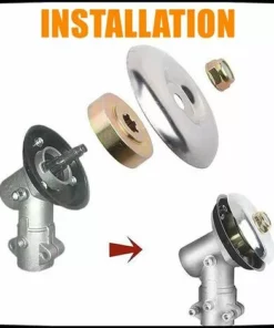 AOUGO 5pcs Kit De Fixation D'écrou De Lame D'engrenage En Métal De Rechange Avec Boulons à Tête à Six Pans Creux Pour Débroussailleuse Débroussailleuse Kit De Fixation D'écrou Universel M10 Accessoires, Pour Tondeuse à Gazon Débroussailleuse -Débroussailleuse Soldes Magasin 58574306 4