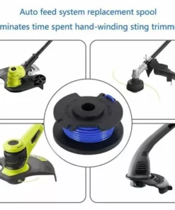 FVBJD 8 Pièces Bobine De Rechange Pour Débroussailleuse,Compatible Avec Ryobi One + AC14RL3A-18V 24V 40V,Coupe-fil Sans Fil Line 11ft,6 Bobines + 2 Capuchons De Coupe -Débroussailleuse Soldes Magasin 58677345 3
