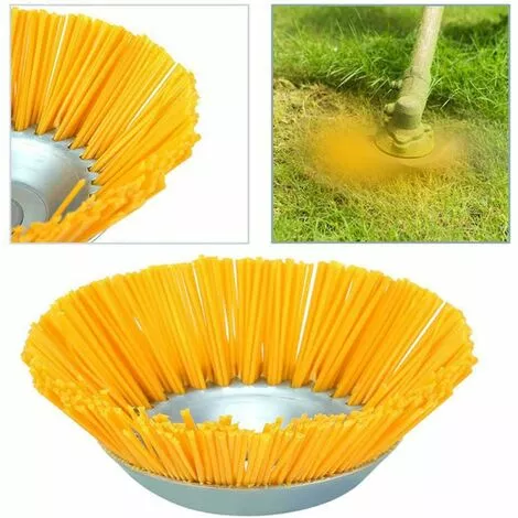 AOUGO Tête De Coupe-Herbe Universelle De 8 Pouces, Tête De Coupe En Fil De Nylon Durci 200x25mm, Lames De Coupe De Mauvaises Herbes, Pour Tondeuse à Gazon Brosse De Jardin 7 AOUGO Tête De Coupe-Herbe Universelle De 8 Pouces, Tête De Coupe En Fil De Nylon Durci 200x25mm, Lames De Coupe De Mauvaises Herbes, Pour Tondeuse à Gazon Brosse De Jardin – Image 5