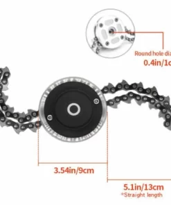 DONTODENT Chaine Tondeuse A Gazon Jardin A Tete Debroussailleuse （rouge） -Débroussailleuse Soldes Magasin 58772734 5