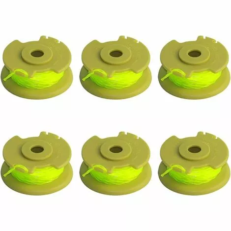 ENLENK 6 Pièces Bobine De Tondeuse, Couvercle De Bobine De Tondeuse, Bobine De Remplacement De Tondeuse, Bobine De Tondeuse De Ø 2mm De Diamètre Pour Ryobi 18v 24v 40v, AC80RL3 3 ENLENK 6 Pièces Bobine De Tondeuse, Couvercle De Bobine De Tondeuse, Bobine De Remplacement De Tondeuse, Bobine De Tondeuse De Ø 2mm De Diamètre Pour Ryobi 18v 24v 40v, AC80RL3
