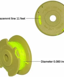 ENLENK 6 Pièces Bobine De Tondeuse, Couvercle De Bobine De Tondeuse, Bobine De Remplacement De Tondeuse, Bobine De Tondeuse De Ø 2mm De Diamètre Pour Ryobi 18v 24v 40v, AC80RL3 8 ENLENK 6 Pièces Bobine De Tondeuse, Couvercle De Bobine De Tondeuse, Bobine De Remplacement De Tondeuse, Bobine De Tondeuse De Ø 2mm De Diamètre Pour Ryobi 18v 24v 40v, AC80RL3 -Débroussailleuse Soldes Magasin 58844874 2