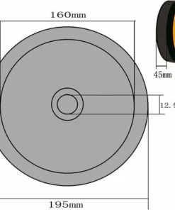 ABCRITAL 2 X Roues Tondeuses 53 Dents Roue Motrice Pour Husqvarnaa Electrolux, Mcculloch, Rally Et Autres Tondeuses À Gazon (2) -Débroussailleuse Soldes Magasin 59135480 3
