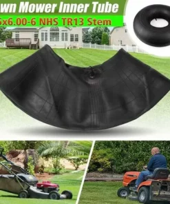 ABCRITAL 15X6.00-6 Nhs Tondeuse À Gazon Pneu Intérieur Tubes Tr13 Tige Atv Pneu Golf Cart Pneus - Noir, Free Size -Débroussailleuse Soldes Magasin 59135496 5