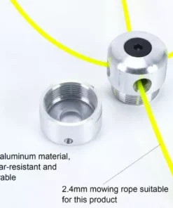 QERSTA Tête De Tondeuse En Aluminium, Tête De Tondeuse à Gazon Universelle Avec 4 Cordons En Nylon -Débroussailleuse Soldes Magasin 59162420 3