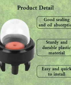 QERSTA Ampoule Amorçage D'essence, 5Pcs Ampoules D'amorçage Conviennent Aux Tondeuses à Gazon Tronçonneuses Souffleuses -Débroussailleuse Soldes Magasin 59162422 4