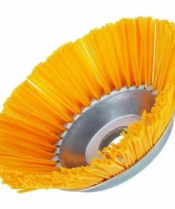 LTS FAFA Brosse Anti-mauvaises Herbes En Nylon - Brosse Ronde Universelle Pour Débroussailleuse - Outils De Jardin Durables - 200 Mm X 25,4 Mm