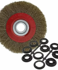 CATHERINE Brosse Circulaire En Acier Pour Nettoyer Touret à Meuler, Diamètre 125 Mm/150 Mm/200 Mm, 200mm 8 CATHERINE Brosse Circulaire En Acier Pour Nettoyer Touret à Meuler, Diamètre 125 Mm/150 Mm/200 Mm, 200mm -DĂ©broussailleuse Soldes Magasin 59489487 3