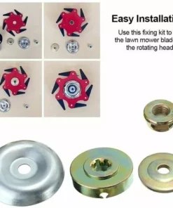 CHANCEY Lot De 4 Lame De Boîte De Vitesse En Métal Écrou Kit De Fixation D'écrou Universel M10 Pour Tête De Débroussailleuse Housse De Remplacement Pour Tondeuse à Gazon Tondeuse Brosse Cutter,SEMAket 10 CHANCEY Lot De 4 Lame De Boîte De Vitesse En Métal Écrou Kit De Fixation D'écrou Universel M10 Pour Tête De Débroussailleuse Housse De Remplacement Pour Tondeuse à Gazon Tondeuse Brosse Cutter,SEMAket -Débroussailleuse Soldes Magasin 59619525 4