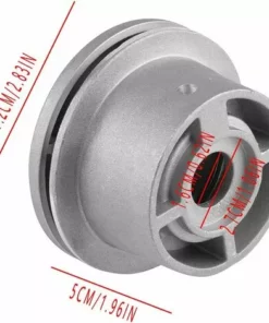 FLYME Tête De Fil En Aluminium, Tête De Coupe Universelle à 4 Fils, Tête De Tondeuse à Gazon En Aluminium, Tête De Tondeuse à Gazon, Tête De Débroussailleuse Pour Jardin, Pelouse, Cour -Débroussailleuse Soldes Magasin 59713216 2