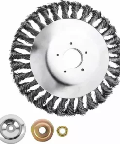 Cisea Tete Brosse Débroussailleuse, 150mm Brosse Desherbage Debroussailleuse, Debroussailleur Pour Outils De Pelouse Jardin Agriculture (6 Pouce)