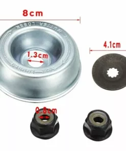 MODOU 4PCS / Set De Fixation Lame En Métal Rechange De Haute Qualité Kit Pour STIHL Tondeuse à Gazon Débroussailleuse 11 MODOU 4PCS / Set De Fixation Lame En Métal Rechange De Haute Qualité Kit Pour STIHL Tondeuse à Gazon Débroussailleuse -Débroussailleuse Soldes Magasin 59826042 5