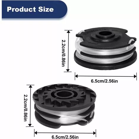 DKSFJKL Lot De 4 Bobines De Rechange Pour Débroussailleuse Sans Fil Parkside PRTA 20-Li C3 IAN351753 6 DKSFJKL Lot De 4 Bobines De Rechange Pour Débroussailleuse Sans Fil Parkside PRTA 20-Li C3 IAN351753 – Image 4