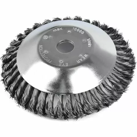 LangRay Brosse à Mauvaises Herbes Pour Débroussailleuse 200 X 25,4 Mm Fil D'acier Tête De Coupe Professionnelle (8 Pouces) 3 LangRay Brosse à Mauvaises Herbes Pour Débroussailleuse 200 X 25,4 Mm Fil D'acier Tête De Coupe Professionnelle (8 Pouces)