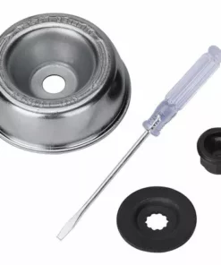 DECKON 8'' Kit De Brosse De Débroussailleuse à Gazon, 200x25,4mm Brosse à Désherber Ronde Pour éliminer Les Mauvaises Herbes, Tête Brosse Avec Roue En Fil D'acier Massif Pour Jardin Agriculture(8 Pouce) -Débroussailleuse Soldes Magasin 59945349 5