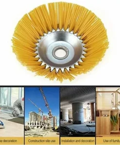 TRIOMPHE Tête Brosse Débroussailleuse Universelle. Brosse Désherbage Gazon Mauvaises Herbes En Nylon 200 X 25,4 Mm Jaune,T-Audace 8 TRIOMPHE Tête Brosse Débroussailleuse Universelle. Brosse Désherbage Gazon Mauvaises Herbes En Nylon 200 X 25,4 Mm Jaune,T-Audace -Débroussailleuse Soldes Magasin 59982742 2