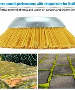 TRIOMPHE Tête Brosse Débroussailleuse Universelle. Brosse Désherbage Gazon Mauvaises Herbes En Nylon 200 X 25,4 Mm Jaune,T-Audace 10 TRIOMPHE Tête Brosse Débroussailleuse Universelle. Brosse Désherbage Gazon Mauvaises Herbes En Nylon 200 X 25,4 Mm Jaune,T-Audace -Débroussailleuse Soldes Magasin 59982742 4