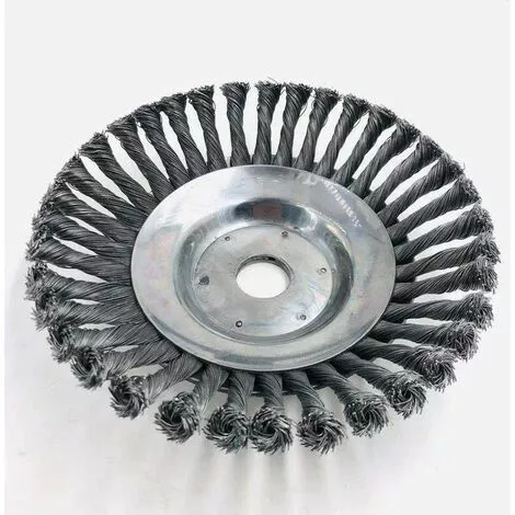 AOUGO Brosse à Mauvaises Herbes Débroussailleuse Coupeur Tête Pour Débroussailleuse Brosse Ronde Pour Débroussailleuse (6"(25 Mm X 150 Mm)) 3 AOUGO Brosse à Mauvaises Herbes Débroussailleuse Coupeur Tête Pour Débroussailleuse Brosse Ronde Pour Débroussailleuse (6"(25 Mm X 150 Mm))