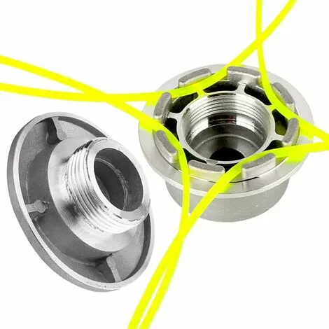 GALOZZOIT Tête De Ligne En Aluminium, 4 Lignes Tête Coupe Bordure Universel, Tête De Coupe-Herbe En Aluminium, Tête Faucheuse, Tete Debroussailleuse, Pour Jardin, Pelouse, Patio 5 GALOZZOIT Tête De Ligne En Aluminium, 4 Lignes Tête Coupe Bordure Universel, Tête De Coupe-Herbe En Aluminium, Tête Faucheuse, Tete Debroussailleuse, Pour Jardin, Pelouse, Patio – Image 3