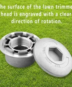 GALOZZOIT Tête De Ligne En Aluminium, 4 Lignes Tête Coupe Bordure Universel, Tête De Coupe-Herbe En Aluminium, Tête Faucheuse, Tete Debroussailleuse, Pour Jardin, Pelouse, Patio 10 GALOZZOIT Tête De Ligne En Aluminium, 4 Lignes Tête Coupe Bordure Universel, Tête De Coupe-Herbe En Aluminium, Tête Faucheuse, Tete Debroussailleuse, Pour Jardin, Pelouse, Patio -Débroussailleuse Soldes Magasin 60000595 4