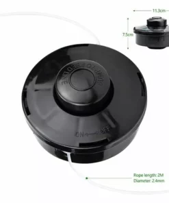 GALOZZOIT Lot De 2 Tête De Débroussailleuse Universelle A6481 Nylon Bobine De Rechange De Tondeuse Débroussailleuse Tête De Coupe M10 X 1,25 Pour Débroussailleuse Thermique à Essence -Débroussailleuse Soldes Magasin 60000758 2